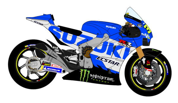 格安即決 12 GSX-RR Team Ecstar Option 2022 タブデザイン 12 GSX-RR Team Ecstar Option 2021(タミヤ対応) デカール